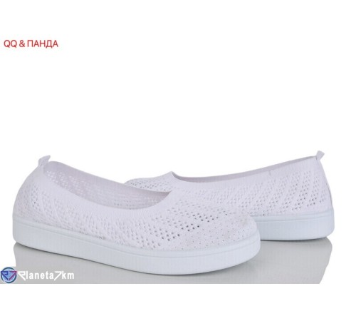 Балетки жіночі на літо (8 пар р.40-43) білий  "QQ&Панда"