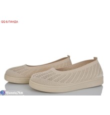 Балетки жіночі на літо (8 пар р.40-43) бежевий  "QQ&Панда"