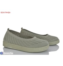 Балетки жіночі на літо (8 пар р.40-43) зелений  "QQ&Панда"