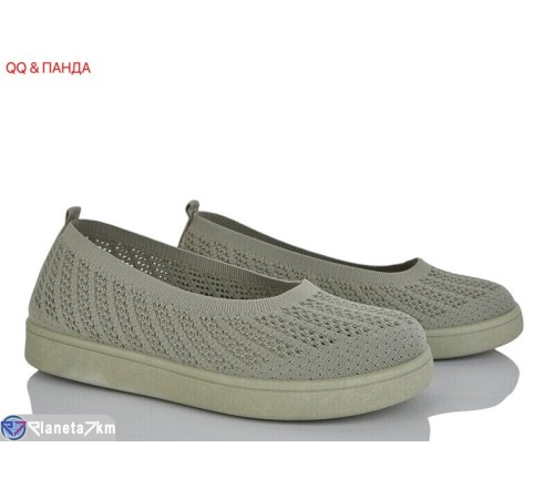 Балетки жіночі на літо (8 пар р.40-43) зелений  "QQ&Панда"