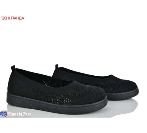 Балетки жіночі на літо (8 пар р.40-43) чорний  "QQ&Панда"
