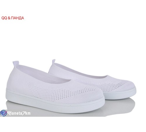 Балетки жіночі на літо (8 пар р.40-43) білий  "QQ&Панда"