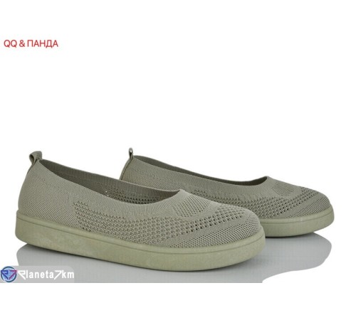 Балетки жіночі на літо (8 пар р.40-43) зелений  "QQ&Панда"