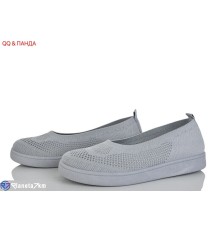 Балетки жіночі на літо (8 пар р.40-43) сірий  "QQ&Панда"