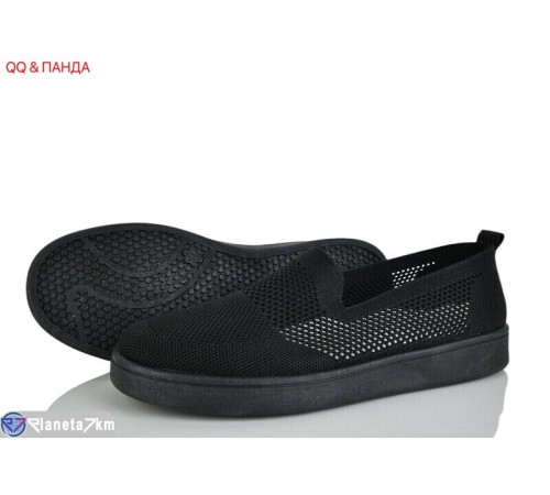 Сліпони жіночі на літо (8 пар р.40-43) чорний  "QQ&Панда"