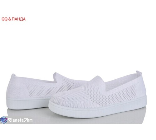 Сліпони жіночі на літо (8 пар р.40-43) білий  "QQ&Панда"