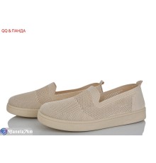 Сліпони жіночі на літо (8 пар р.40-43) бежевий  "QQ&Панда"