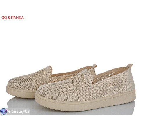 Сліпони жіночі на літо (8 пар р.40-43) бежевий  "QQ&Панда"