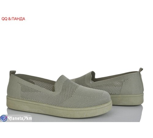 Сліпони жіночі на літо (8 пар р.40-43) зелений  "QQ&Панда"