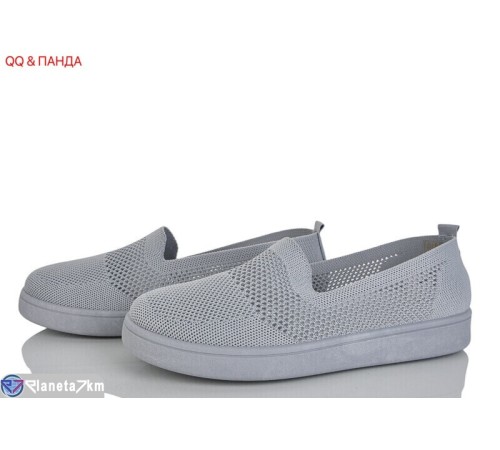 Сліпони жіночі на літо (8 пар р.40-43) сірий  "QQ&Панда"