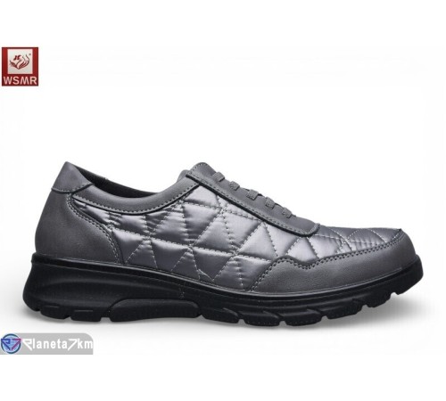 Туфлі жіночі на весну/осінь (8 пар р.36-41) графіт  "WSMR"