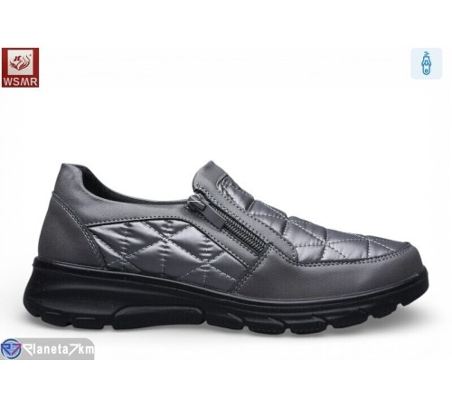 Туфлі жіночі на весну/осінь (8 пар р.36-41) графіт  "WSMR"