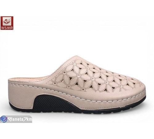 Шлепки жіночі на літо (8 пар р.36-41) коричневий  "WSMR"