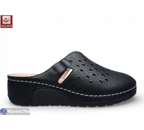 Шлепки жіночі на літо (8 пар р.36-41) чорний  "WSMR"