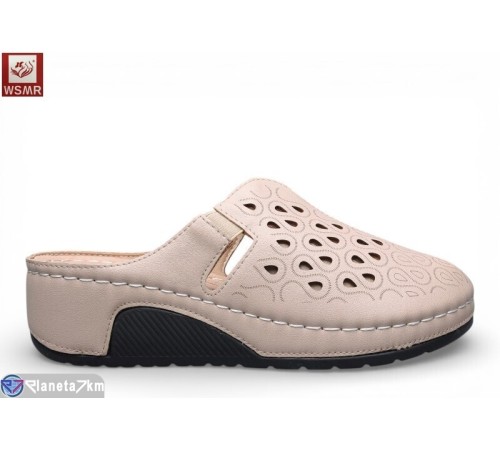 Шлепки жіночі на літо (8 пар р.36-41) коричневий  "WSMR"