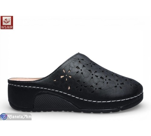 Шлепки жіночі на літо (8 пар р.36-41) чорний  "WSMR"