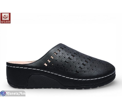 Шлепки жіночі на літо (8 пар р.36-41) чорний  "WSMR"