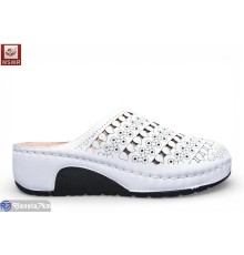 Шлепки жіночі на літо (8 пар р.36-41) білий  "WSMR"