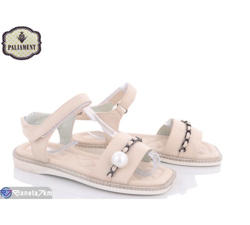 Дитячі босоніжки на літо (8 пар р.32-37) бежевий  "PALIAMENT"