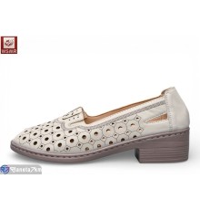 Туфлі жіночі на літо (8 пар р.36-41) бежевий  "WSMR"