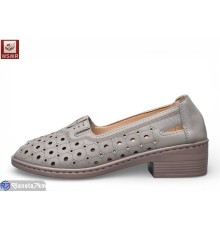 Туфлі жіночі на літо (8 пар р.36-41) сірий  "WSMR"