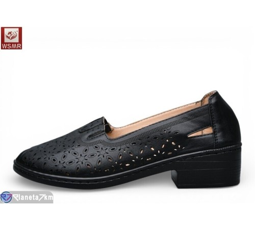 Туфлі жіночі на літо (8 пар р.36-41) чорний  "WSMR"