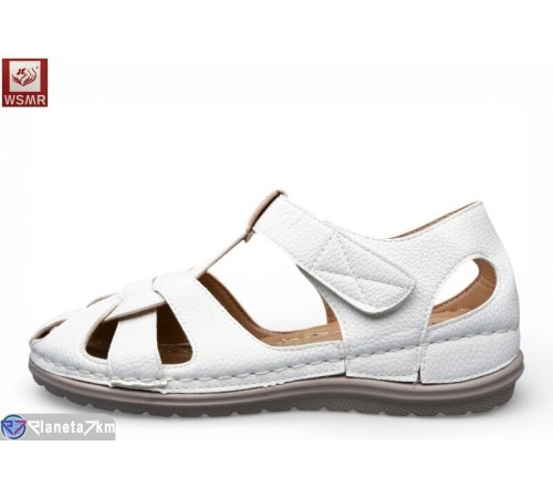 Босоніжки жіночі на літо (8 пар р.36-41) білий  "WSMR"
