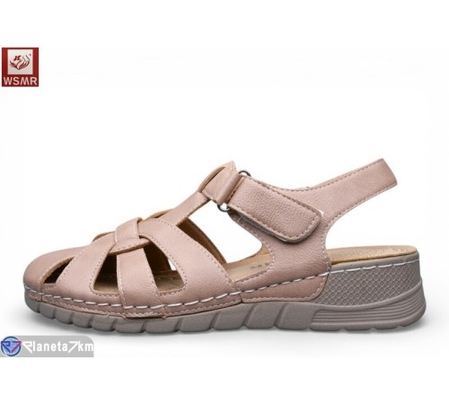 Босоніжки жіночі на літо (8 пар р.37-42) рожевий  "WSMR"