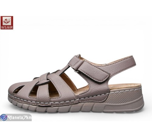 Босоніжки жіночі на літо (8 пар р.37-42) коричневий  "WSMR"