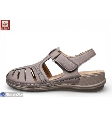 Босоніжки жіночі на літо (8 пар р.37-42) коричневий  "WSMR"