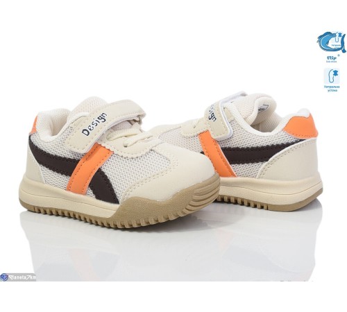 Дитячі кросівки на весну/осінь (8 пар р.21-26) бежевий  "Normashoes"