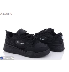 Кросівки жіночі на весну/осінь (8 пар р.36-41) чорний  "Latifa"