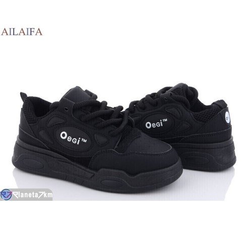 Кросівки жіночі на весну/осінь (8 пар р.36-41) чорний  "Latifa"