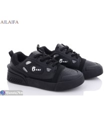 Кросівки жіночі на весну/осінь (8 пар р.36-41) чорний  "Latifa"