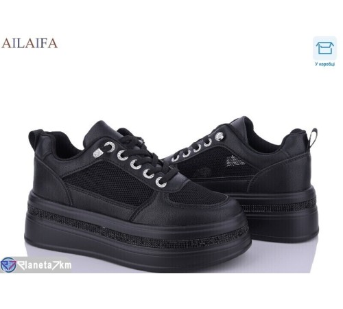 Кросівки жіночі на літо (6 пар р.36-41) чорний  "Latifa"