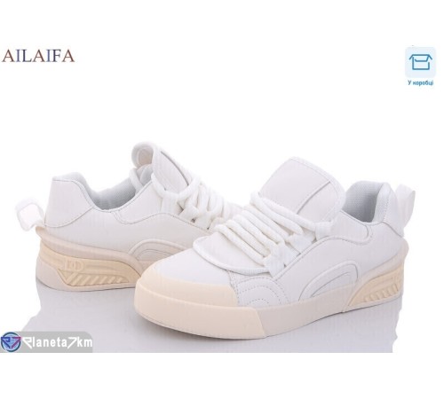 Кросівки жіночі на весну/осінь (6 пар р.36-41) білий  "Latifa"