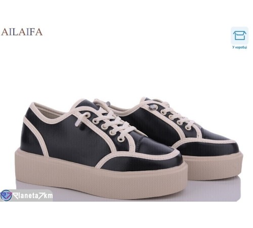 Кросівки жіночі на весну/осінь (8 пар р.36-41) чорний  "Latifa"