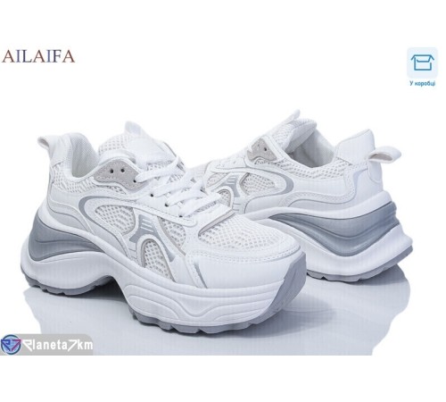 Кросівки жіночі на весну/осінь (8 пар р.36-41) білий  "Latifa"