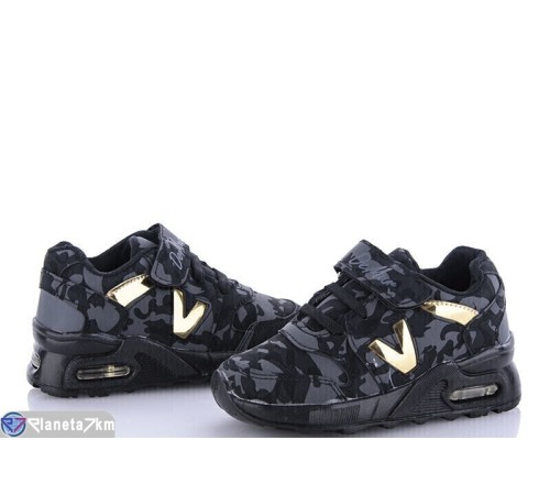 Дитячі кросівки на весну/осінь (8 пар р.26-30) чорний  "MURMUR"