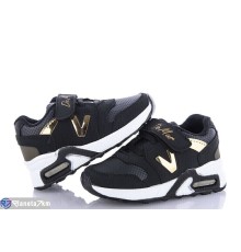 Дитячі кросівки на весну/осінь (8 пар р.26-30) чорний  "MURMUR"