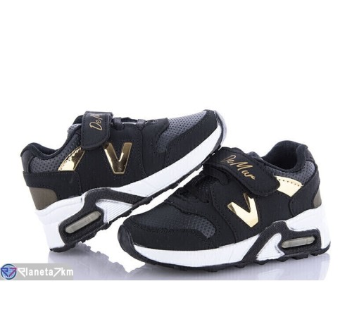 Дитячі кросівки на весну/осінь (8 пар р.26-30) чорний  "MURMUR"