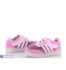 Дитячі кросівки на весну/осінь (8 пар р.22-25) рожевий  "MURMUR"