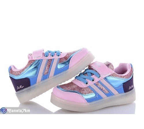 Дитячі кросівки на весну/осінь (8 пар р.26-30) блакитний  "MURMUR"