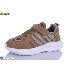Дитячі кросівки на весну/осінь (8 пар р.31-35) коричневий  "Sharif"