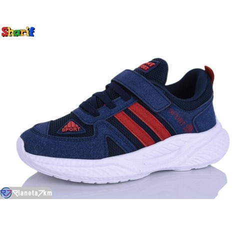 Дитячі кросівки на весну/осінь (8 пар р.31-35) синій  "Sharif"