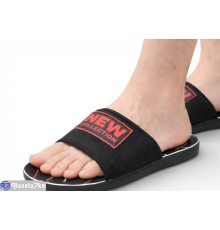 Шлепки чоловічі на літо (6 пар р.40-45) чорний  "Kalabok"