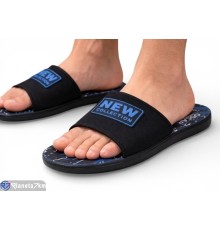 Шлепки чоловічі на літо (6 пар р.40-45) чорний  "Kalabok"