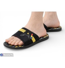 Шлепки чоловічі на літо (6 пар р.40-45) чорний  "Kalabok"