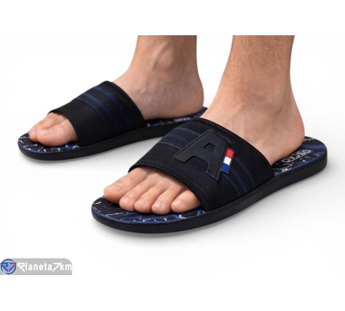 Шлепки чоловічі на літо (6 пар р.40-45) чорний  "Kalabok"