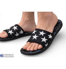 Шлепки чоловічі на літо (6 пар р.40-45) чорний  "Kalabok"